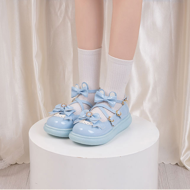 Cute Bow Lolita Shoes SE22279