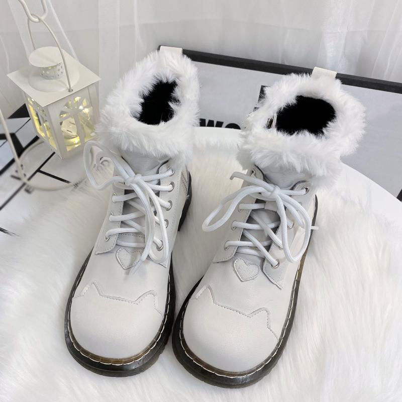 Cute Cat Paw Lolita Boots SE22478