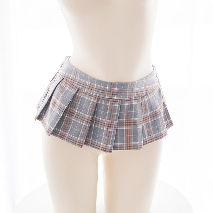 Cute Plaid Pleated Skirt SE22087