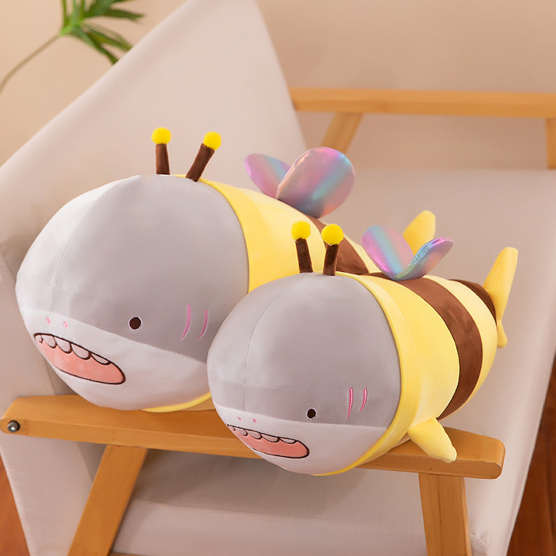 Kawaii Shark Bee Pillow SE22614