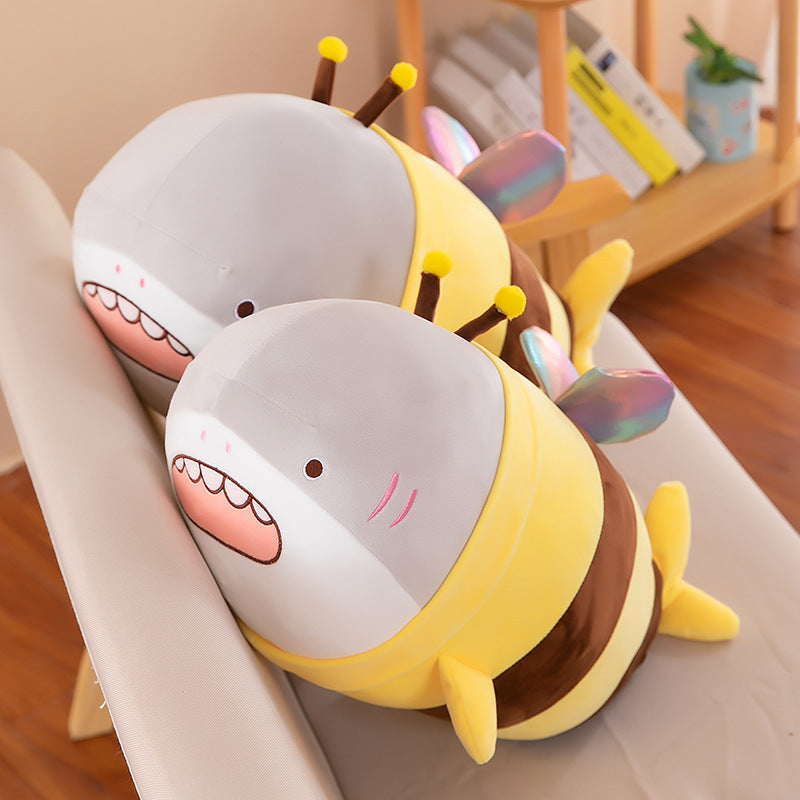 Kawaii Shark Bee Pillow SE22614