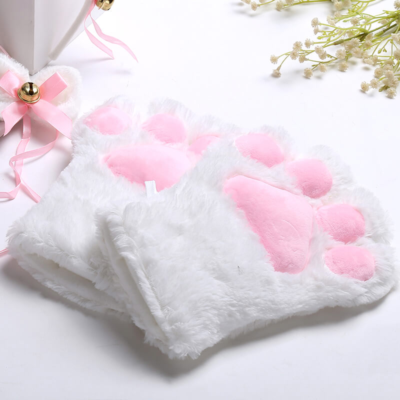 Cute Cosplay Cat Gloves Ear Set SE20555