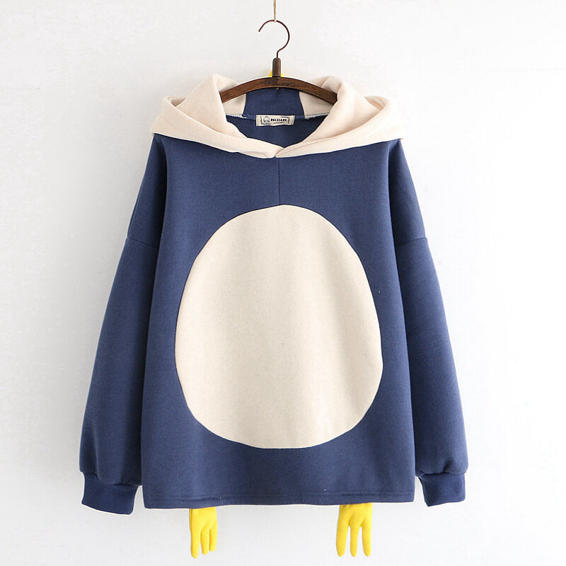 Cute Parrot Fleece Hoodie SE20724