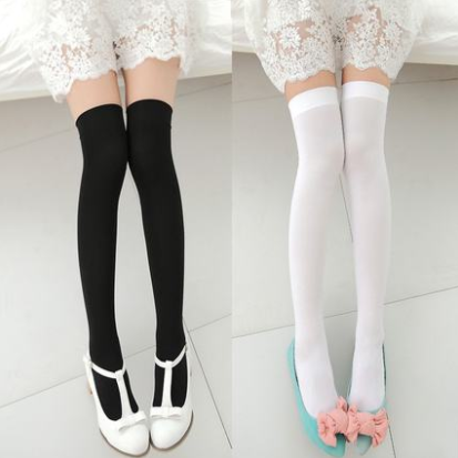 Black/White Students Stockings SE9977