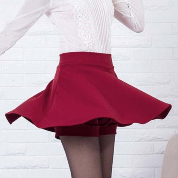 Sweet High Waist A Line Skort SE8694