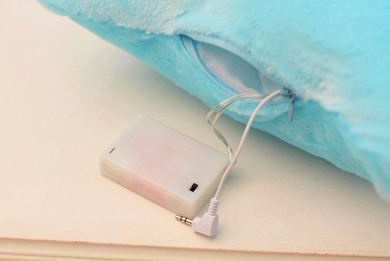 Cute colorful star luminous hold pillow