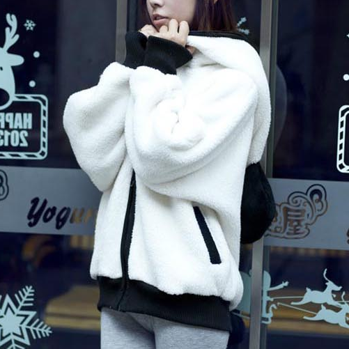 Cute Kawaii Panda Hoodie Coat SE10766