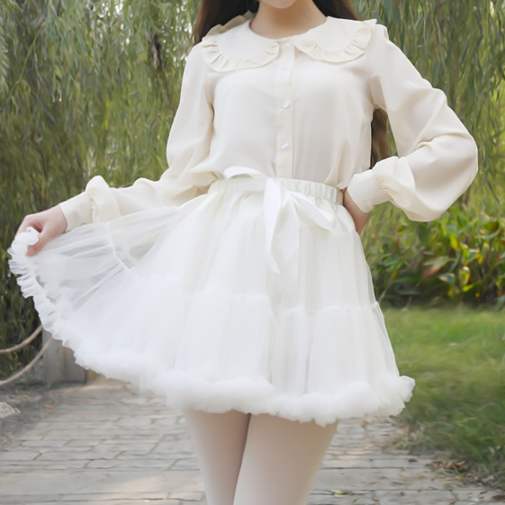 Japanese Net Yarn Tutu Skirts SE4677