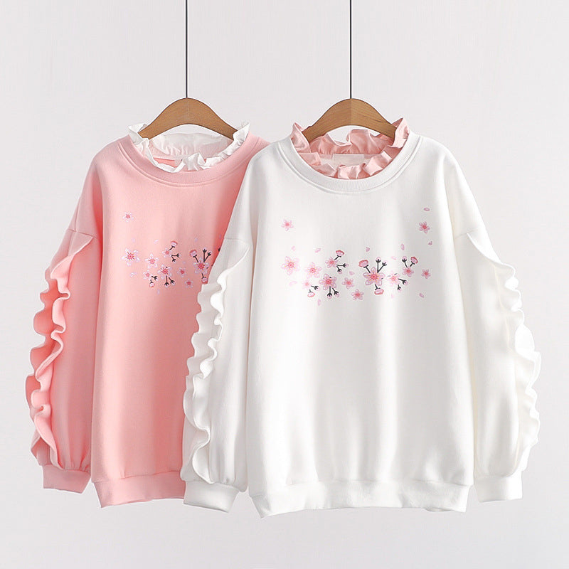 Floral Pullover Sweatshirt SE22021