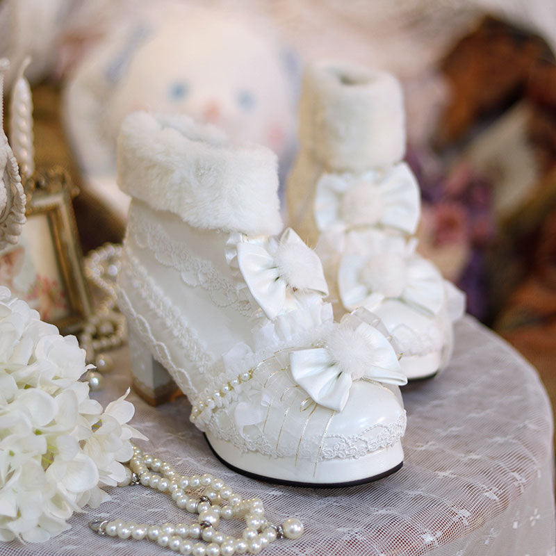 Flower Bow Boots SE22553
