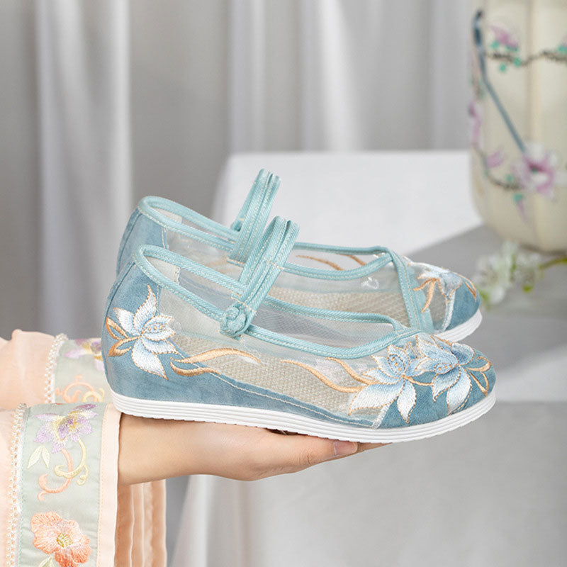 Flower Flat Shoes SE22304