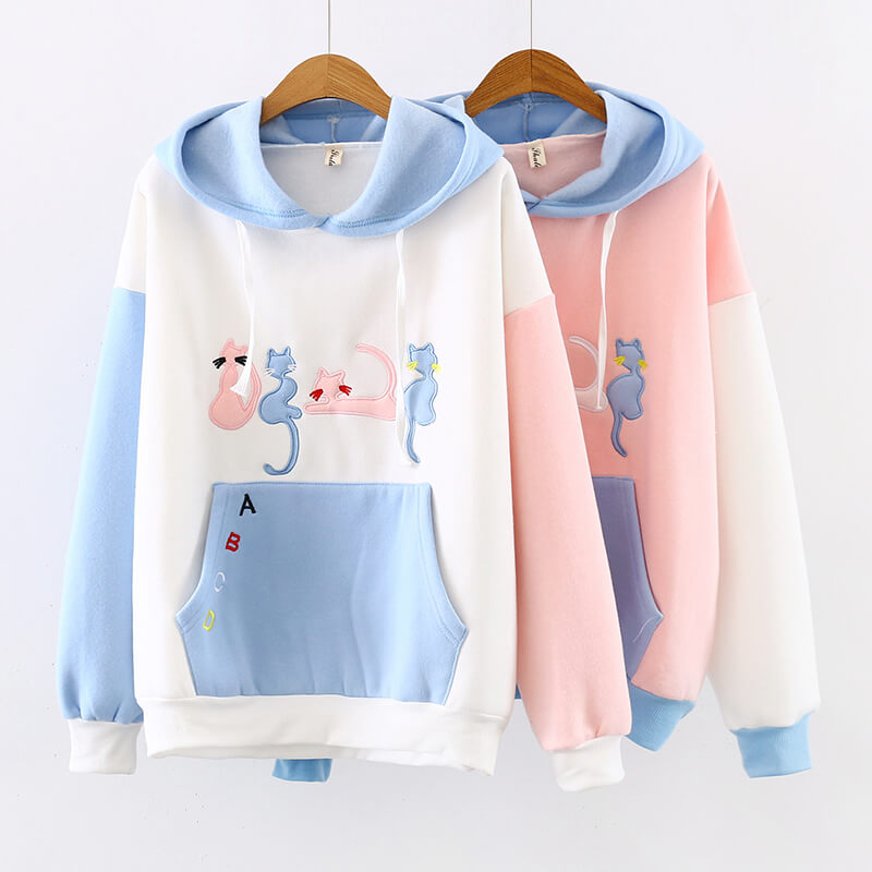 Four Cats Hoodie SE21786