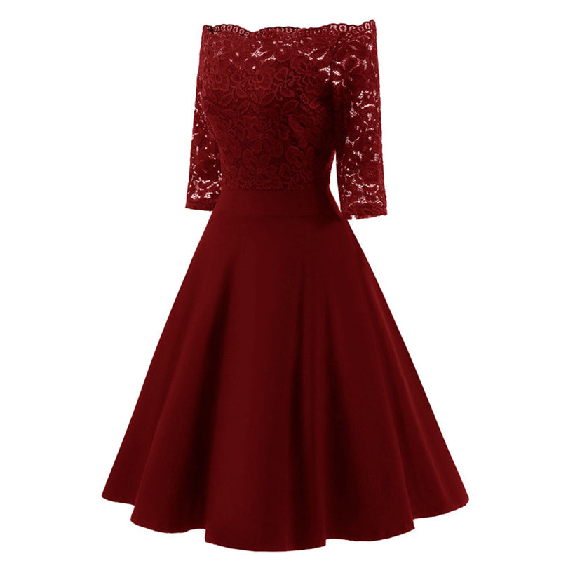 Floral Lace Dresses SE20168