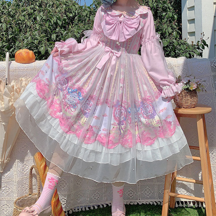 Gauze Bow Dress SE22620