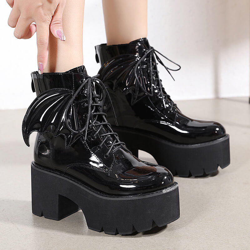 Wing Platform Boots SE21230