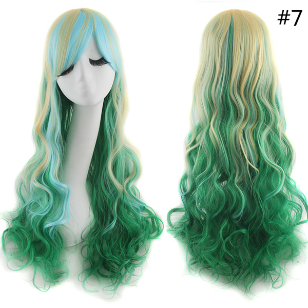 Cos Gradient Curly Wig SE10603