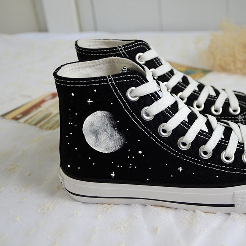 Harajuku Galaxy Cosmic Moon Shoes SE20663