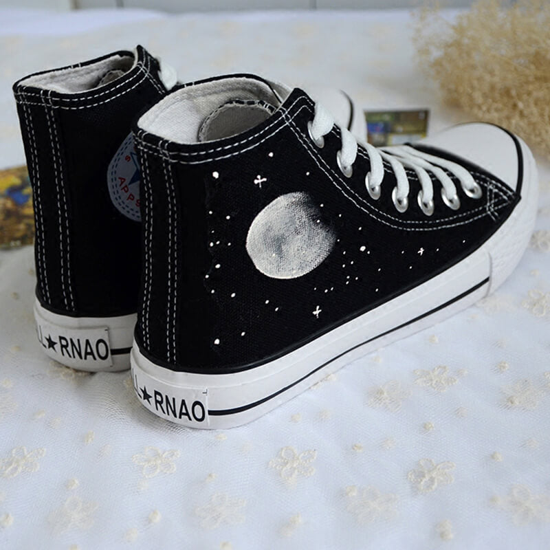 Harajuku Galaxy Cosmic Moon Shoes SE20663