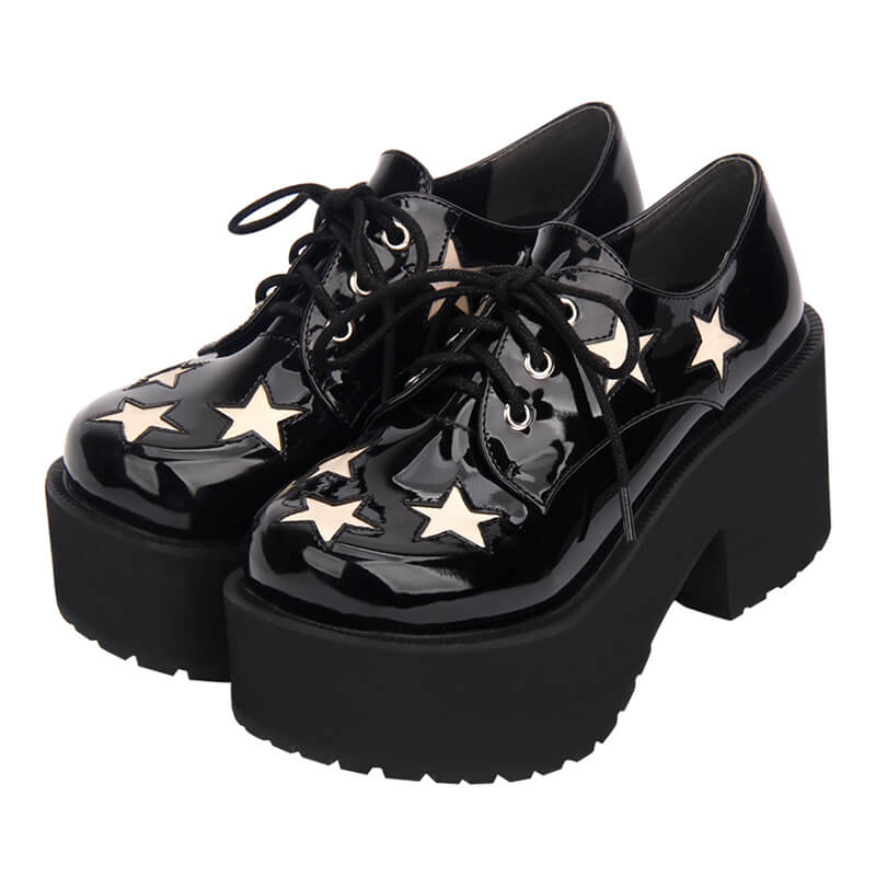Harajuku Star Lolita Gothic Punk Platform Shoes SE20624 – SANRENSE