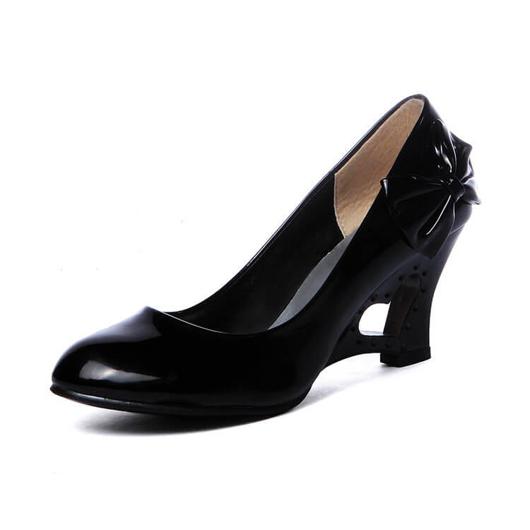Hollow Loving Bow Shoes SE21662