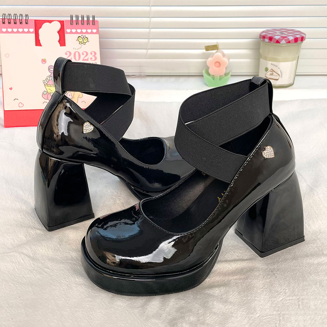 JK Elastic Band Chunky Shoes SE22649