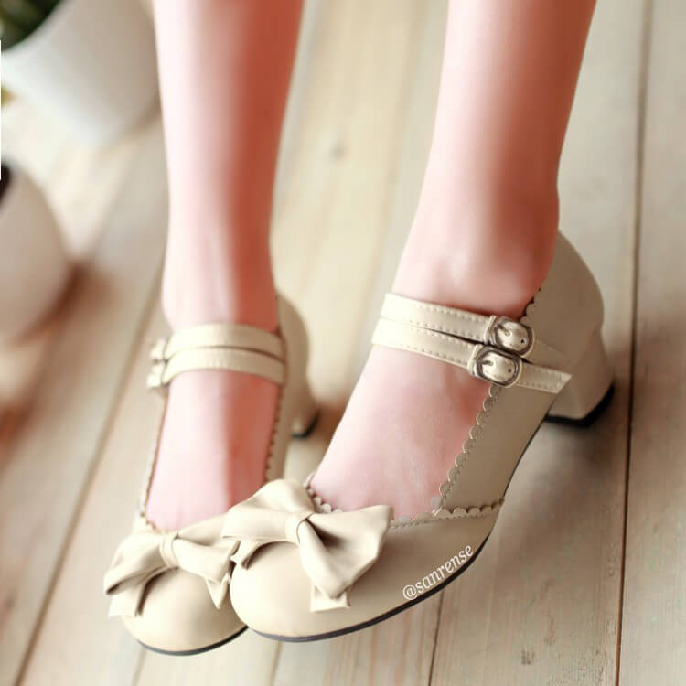 JK Lolita Bow Shoes SE21130