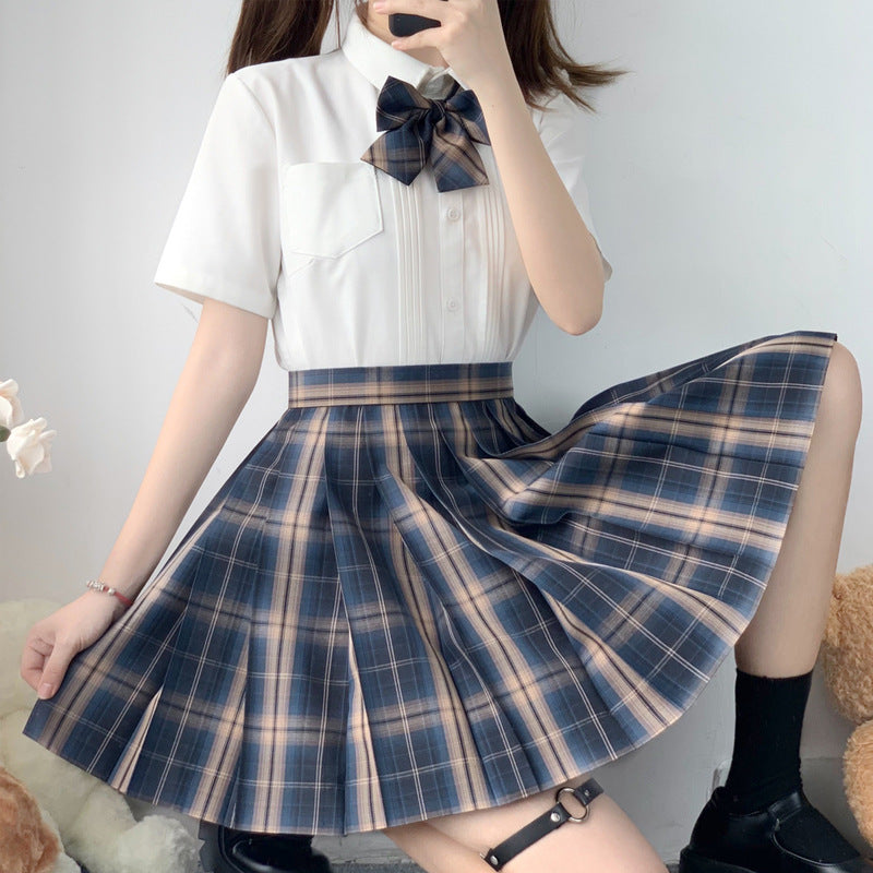 JK Plaid Skirt SE22044