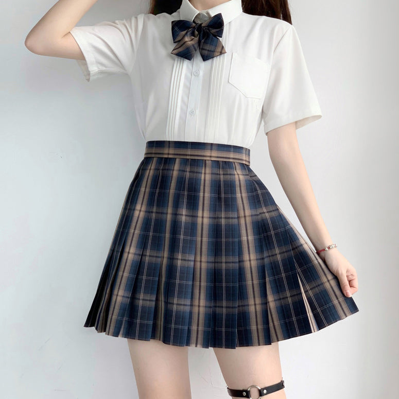 JK Plaid Skirt SE22044