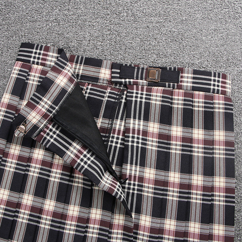 JK Plaid Skirt SE22029