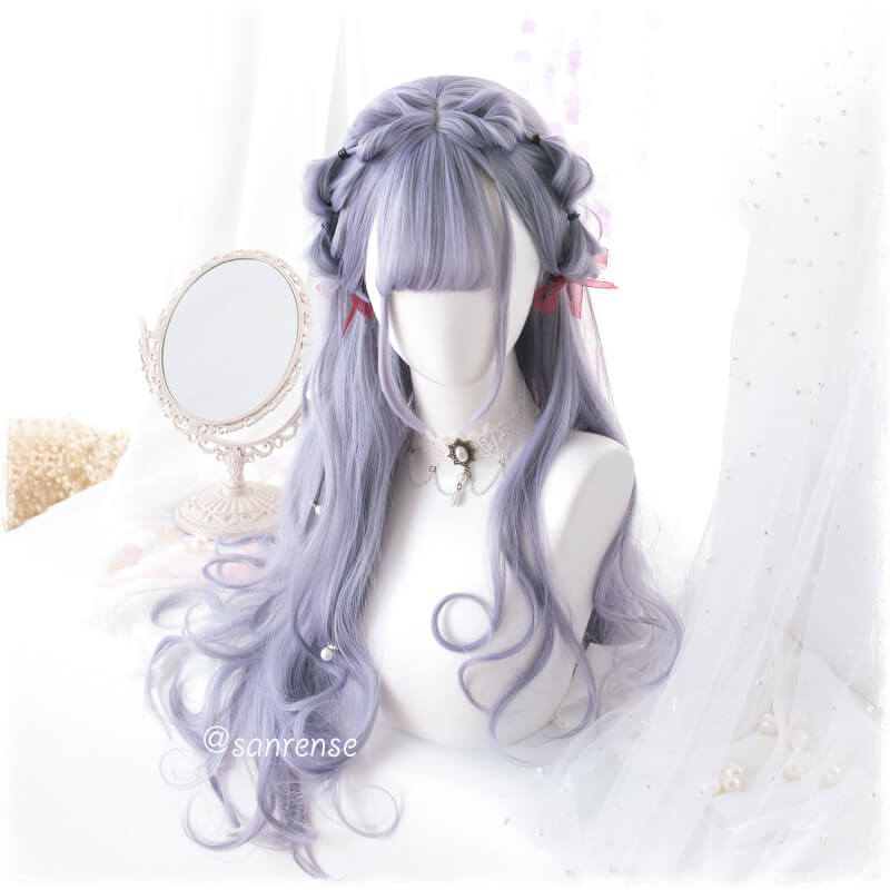 Japanese Purple Long Curly Hair SE20987