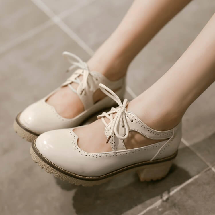 Japanese Student Round Shoes SE21222