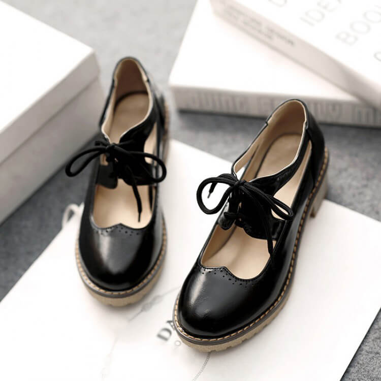 Japanese Student Round Shoes SE21222