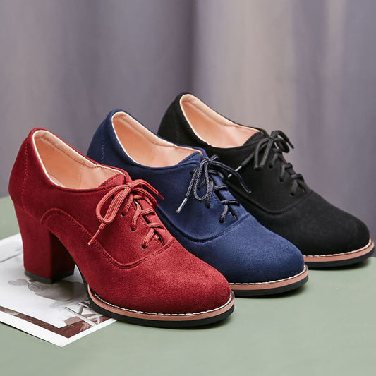 Japanese Lace-up Block Heels SE20709