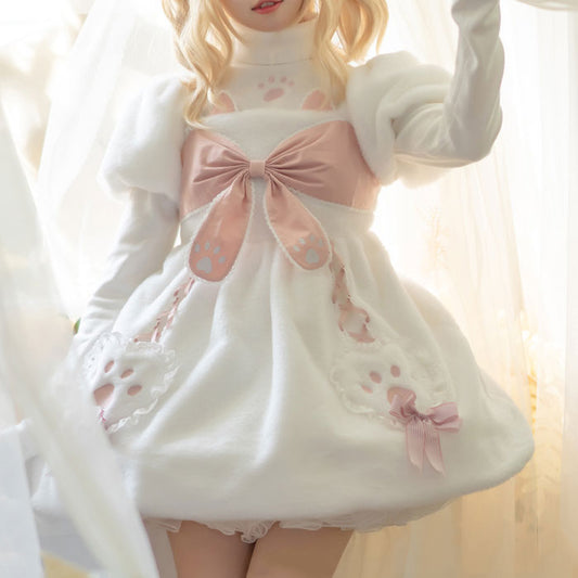 Kawaii Bow Cat Dress Set SE22533