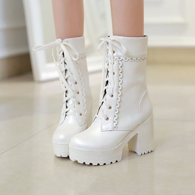 Kawaii Heels Boots SE10574