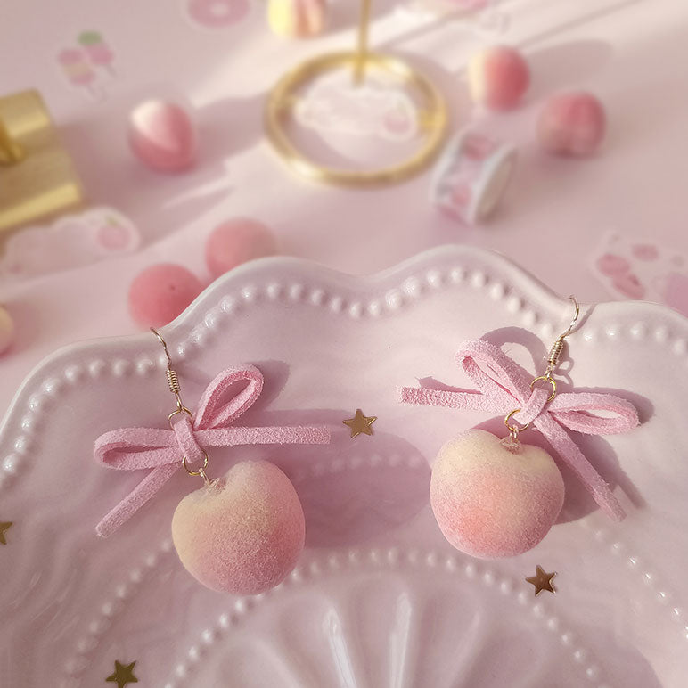 Kawaii Peach Earrings SE22431