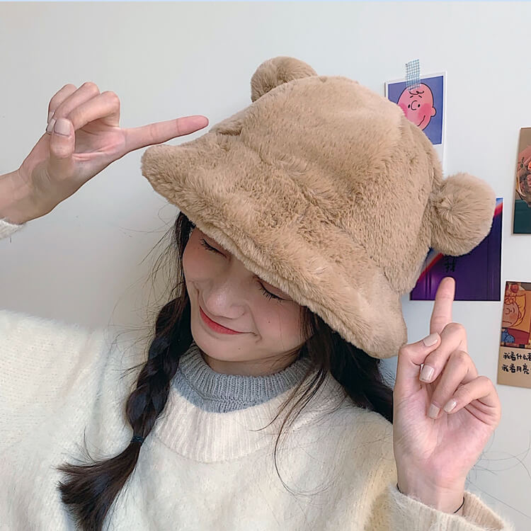 Kawaii Plush Bear Ear Hat SE21208