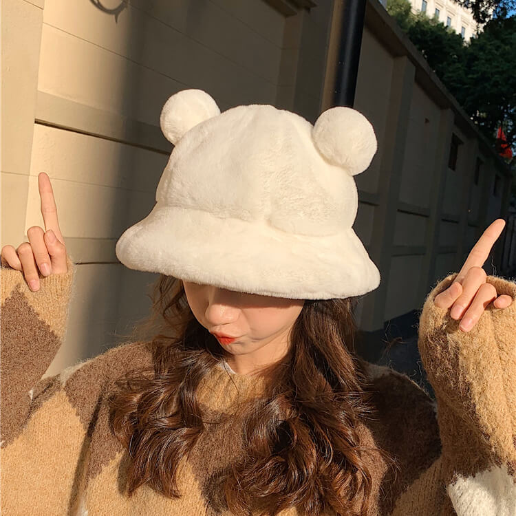 Kawaii Plush Bear Ear Hat SE21208