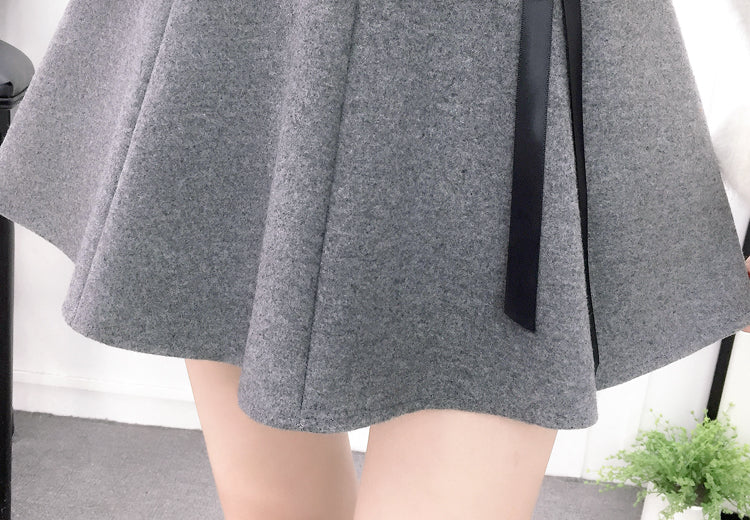 Kawaii Sweater Bow Skirt Set SE22165