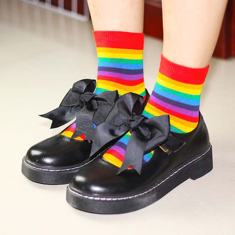 Kawaii Girl Rainbow Socks SE20536