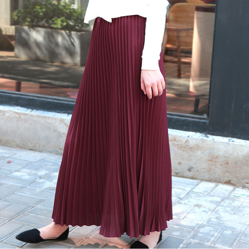 Kawaii High Waist Pleated A-Line Swing Skirt SE20289