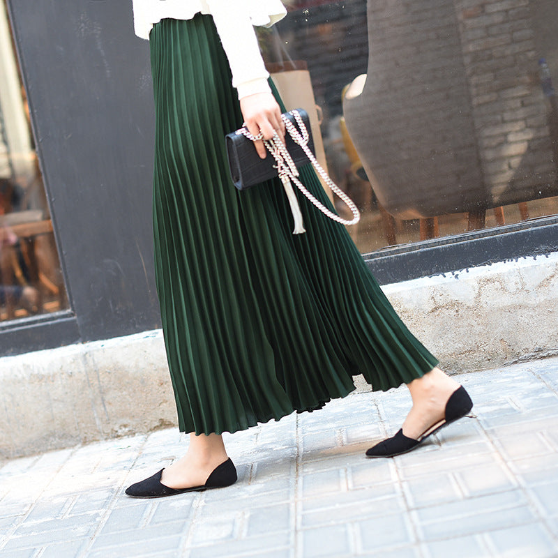 Kawaii High Waist Pleated A-Line Swing Skirt SE20289