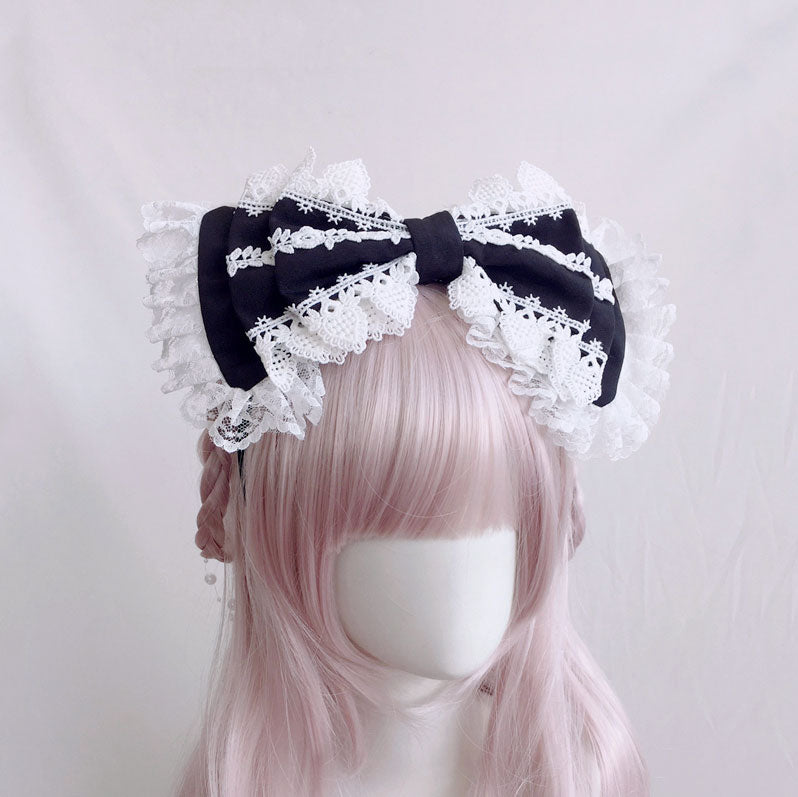 Lace Bow Kawaii Headband SE22486
