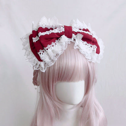 Lace Bow Kawaii Headband SE22486