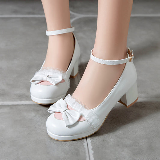 Lace Bow Shoes SE22136