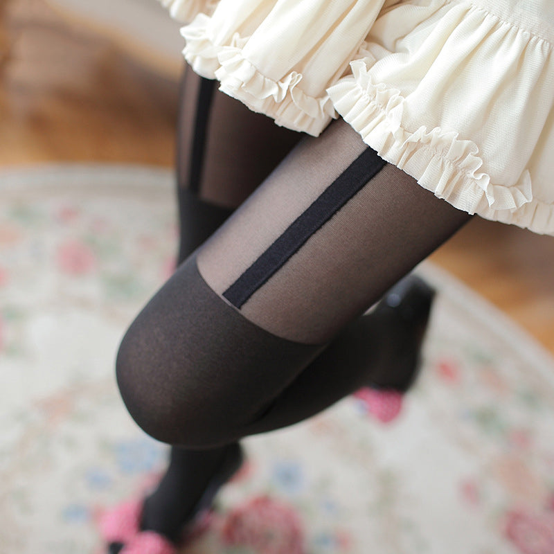 Lace Bow Tights SE22106