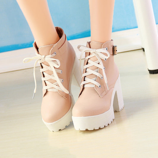 Lace Platform Shoes SE22139