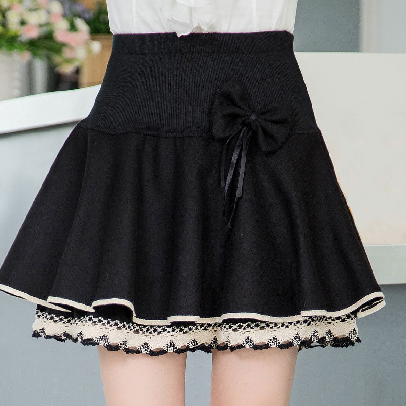 Lace Women Bow Skirt SE8907