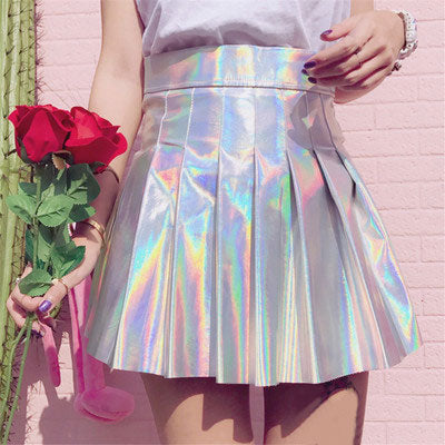 Laser Pleated Skirt SE11164