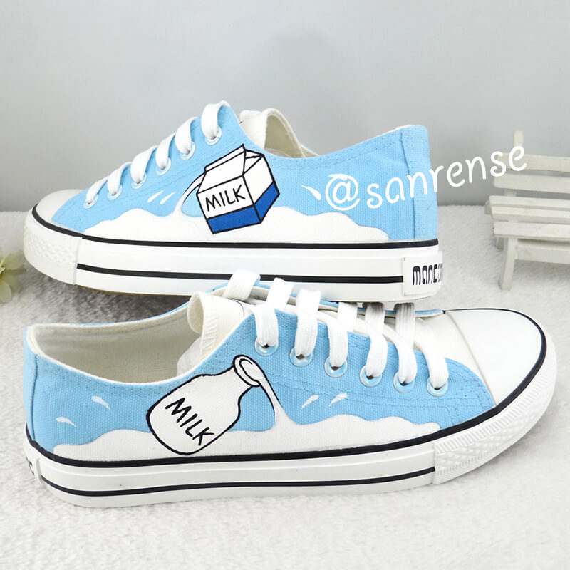 Light Blue Milk Canvas Shoes SE9189